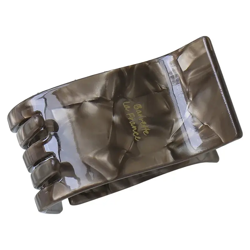 Elegant Acetate Shark Hair Clip Women's New Style Half Updo Hair Clip Stylish Hair Accessory for Professional Salon Use