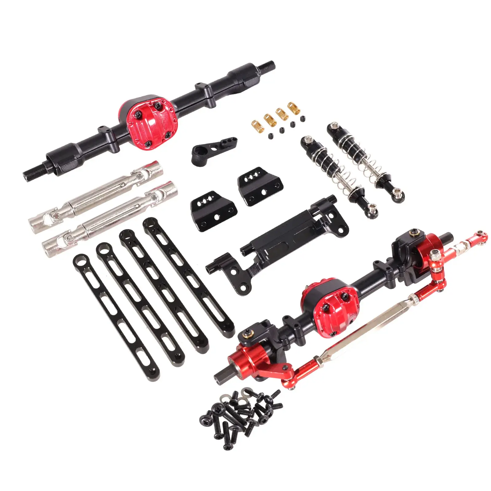 Upgraded Metal RC Car Accessories Bull 1/12 MN82 LC79 MN78 Kit Whole Set For Remote Control Cars