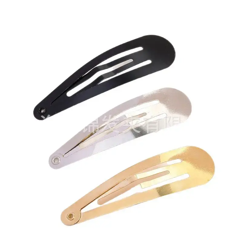 Gold Color Hair Accessories Metal Material Duckbill Clip Professional Salon Partition Fixed Hair Clips Gold Color Hair Decoratio