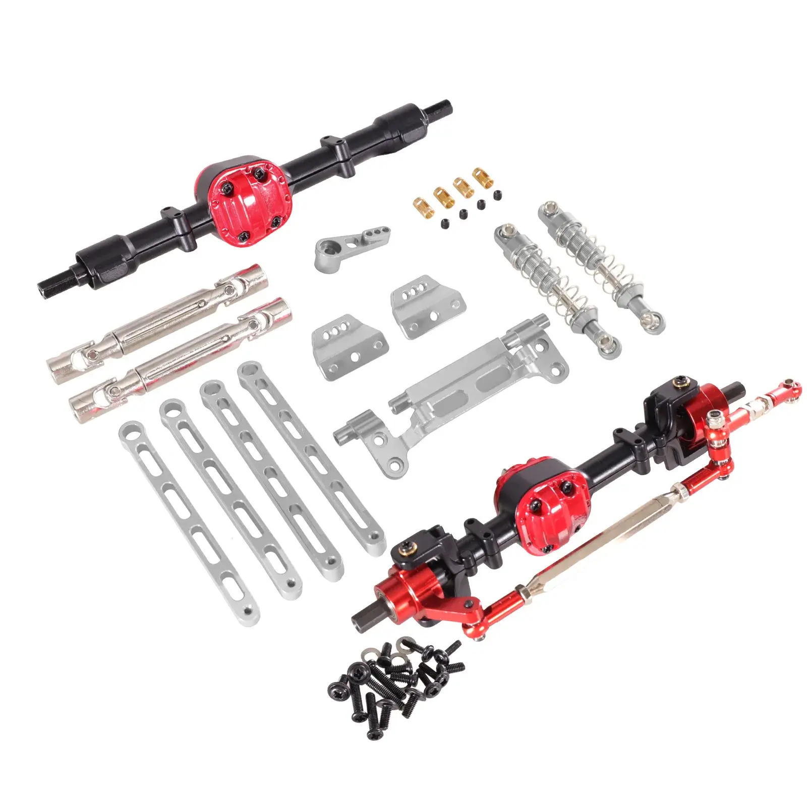 Upgraded Metal RC Car Accessories Bull 1/12 MN82 LC79 MN78 Kit Whole Set For Remote Control Cars