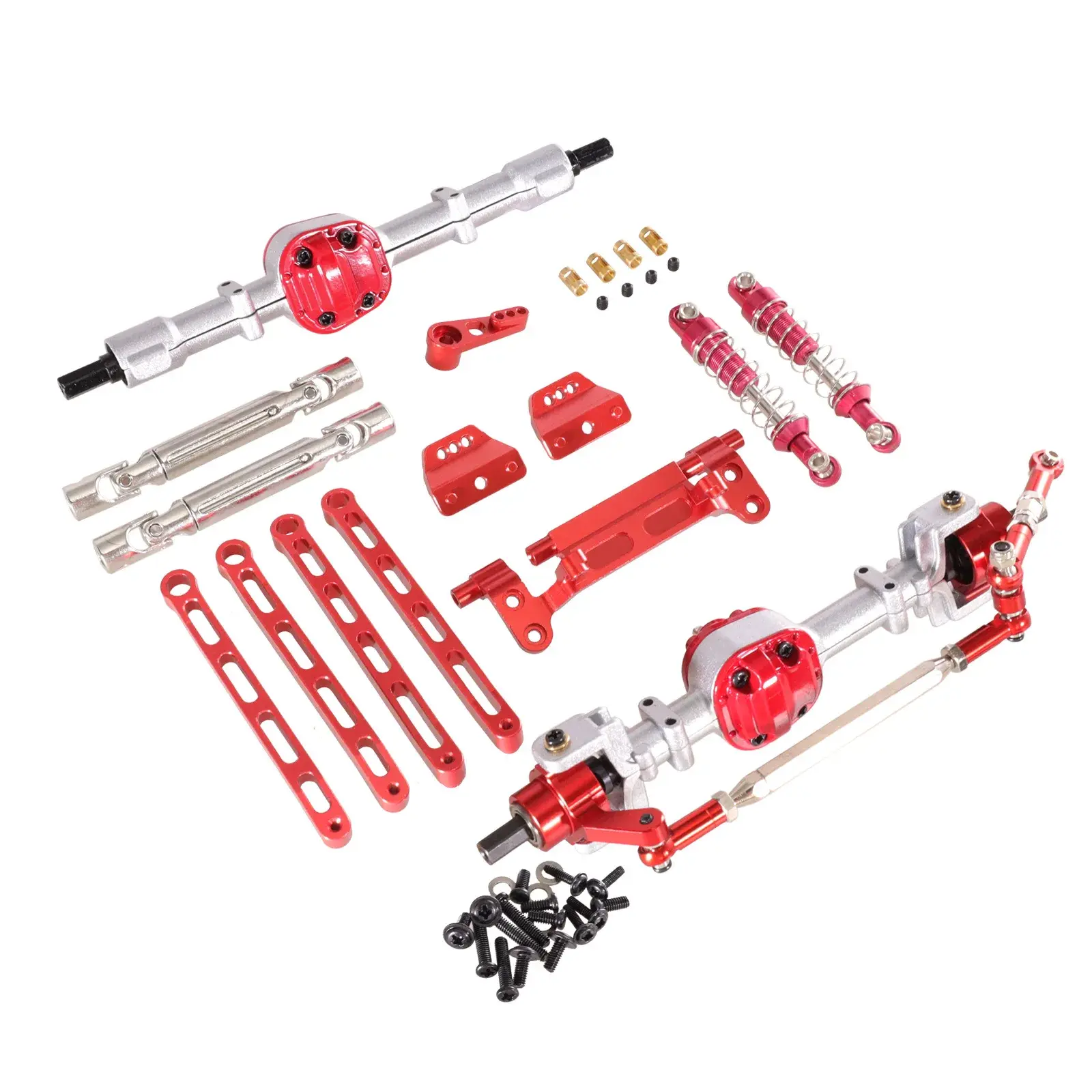 Upgraded Metal RC Car Accessories Bull 1/12 MN82 LC79 MN78 Kit Whole Set For Remote Control Cars