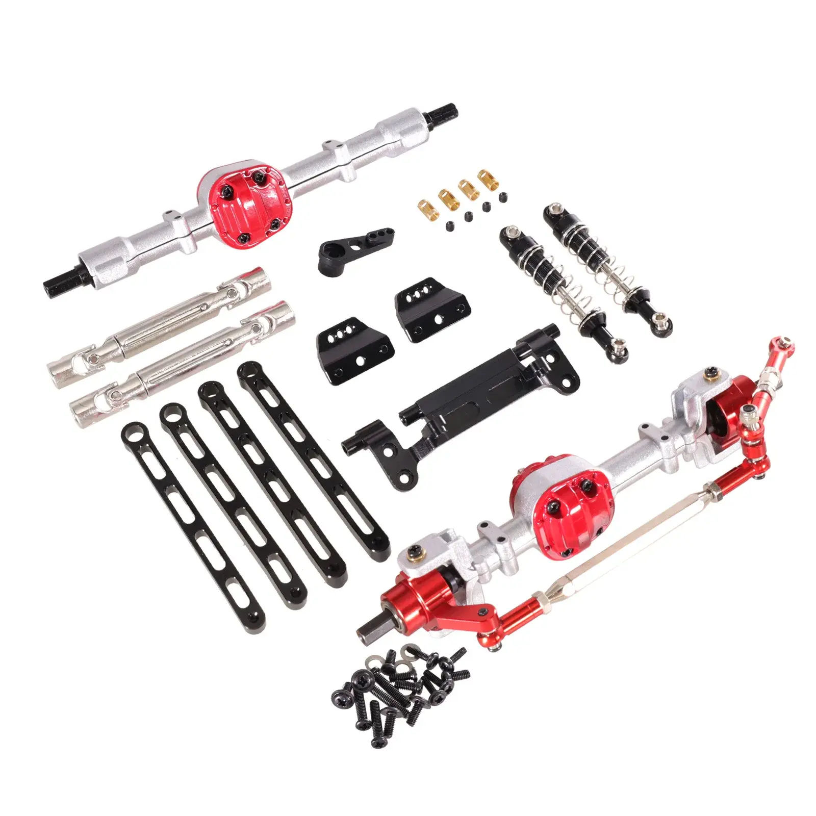Upgraded Metal RC Car Accessories Bull 1/12 MN82 LC79 MN78 Kit Whole Set For Remote Control Cars