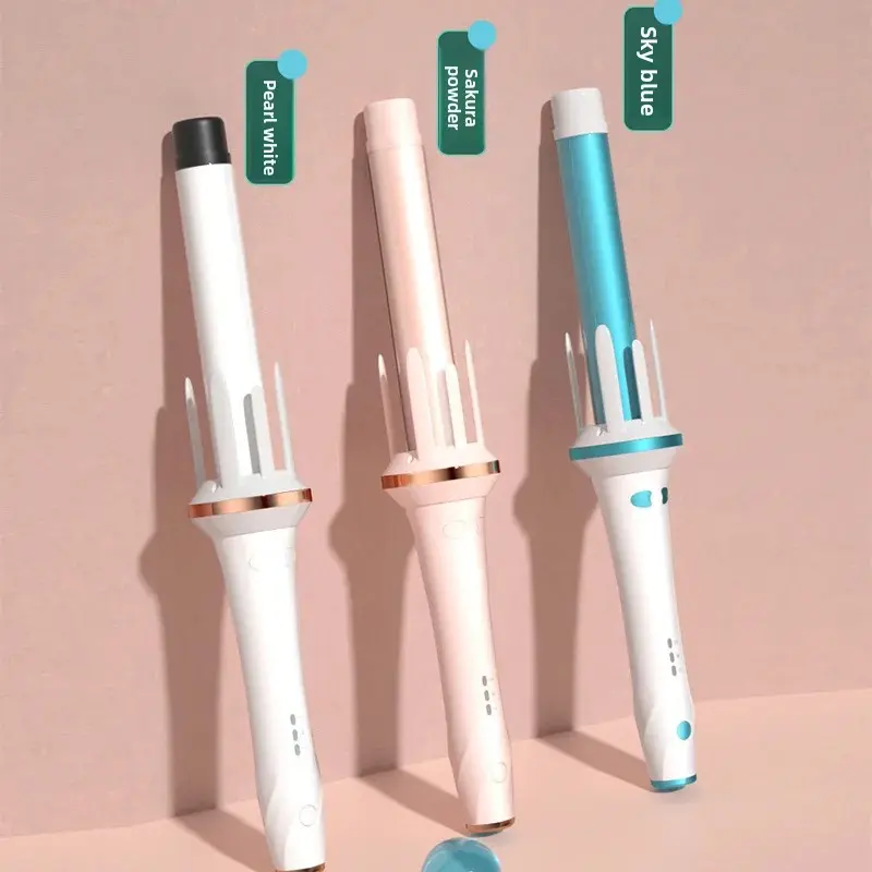 Automatic Rotating Negative Ion Hair Curler Barrels Large Wave Permanent Upgrade Hair Curling Iron Tool Salon Accessories
