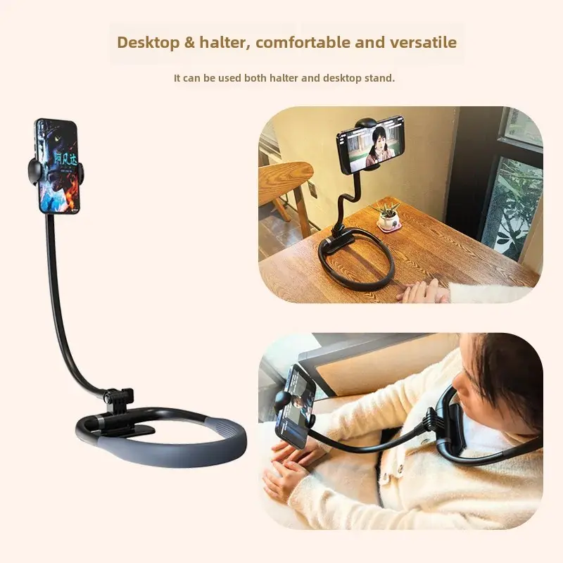 New Multifunctional Halter Neck Phone Holder Lazy Mobile Phone Stand Desktop Mobile Phone Stand For Live Broadcasting