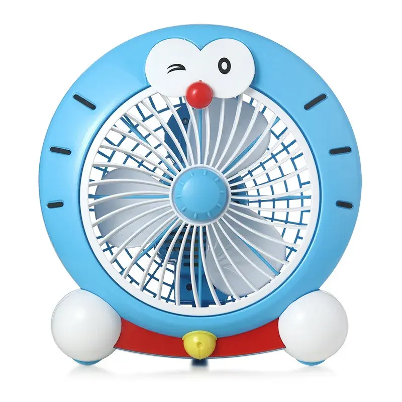 Mini Cartoon Style Table Fan Quiet Home Use Student Dormitory Portable Electric Fan Small Size AE Stock from China Origin