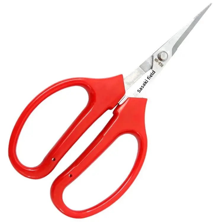 Sagawa Takashi 936 Stainless Steel Fruit Scissors Vegetable Flower Pruning Garden Scissors Upside-down Cutting Garden Tools
