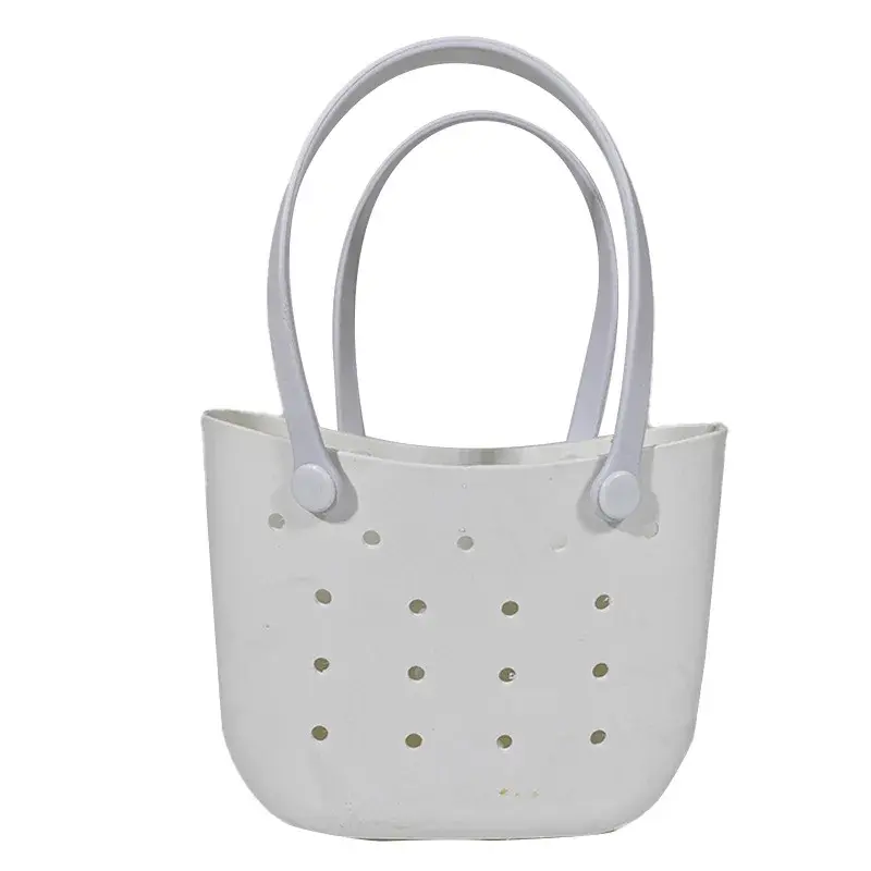 Eva Beach Moon Bag Ocean Vacation DIY Handbag Large Capacity Breathable Women's Shoulder Hole-Hole Bag Motorcycle Equipment Acce