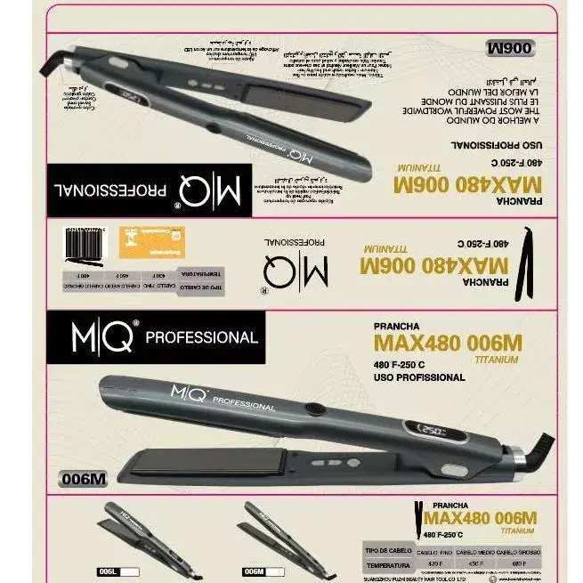 Fast Heating 480 Fahrenheit LCD Straightening Iron Hair Styling Tool Quick Temperature Rise Straight Hair Clamp Salon Accessorie