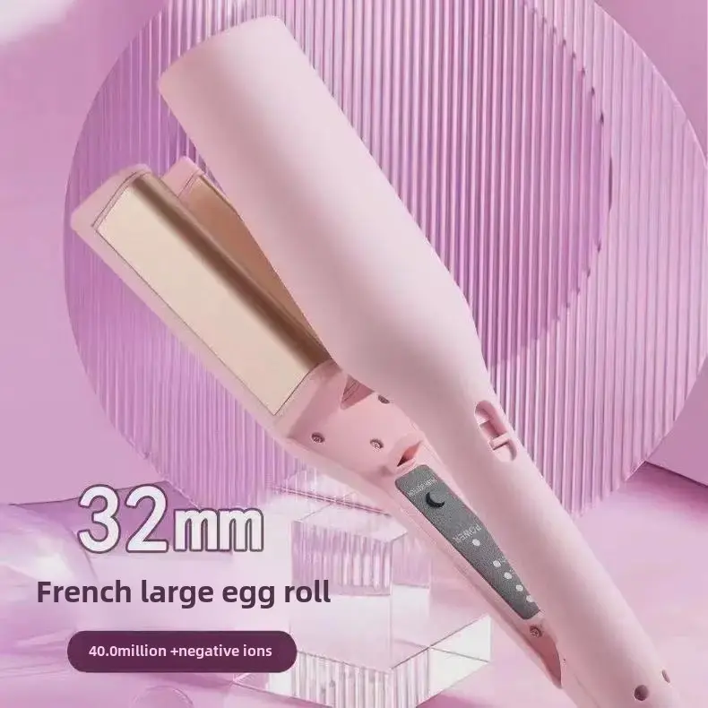 32mm Egg Roll Hair Curling Iron Wave Hair Texture Wooly Curl Styling Tool Damage Free Salon Quality for Beautiful Curls