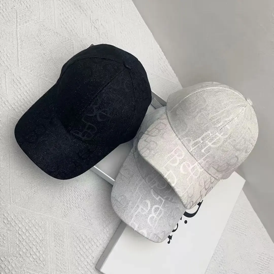 Spring Summer New Floral Letter Embroidery Baseball Cap Simple Versatile Outdoor Sports Sunshade Hat Mesh Cap Lace Hat