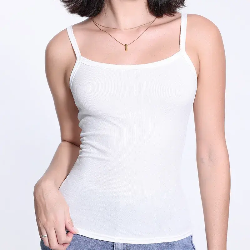 Slimming Effect Women's Strap Vest Top Summer Inner Wear Base Layer Outerwear Shirt Thin Belted Fashionable Chinese Brand
