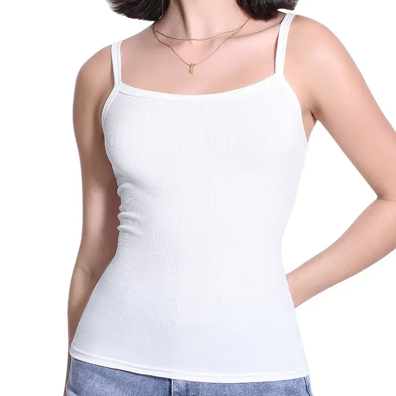 Slimming Effect Women's Strap Vest Top Summer Inner Wear Base Layer Outerwear Shirt Thin Belted Fashionable Chinese Brand