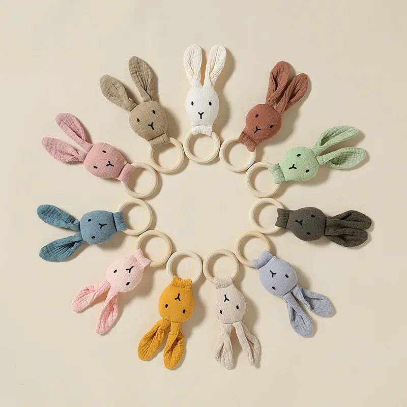 Newborn Baby Comfort Plush Toy Soft Sleeping Doll Chewable Biteable Nighttime Necessity Enterable Mouth Toy For Infants
