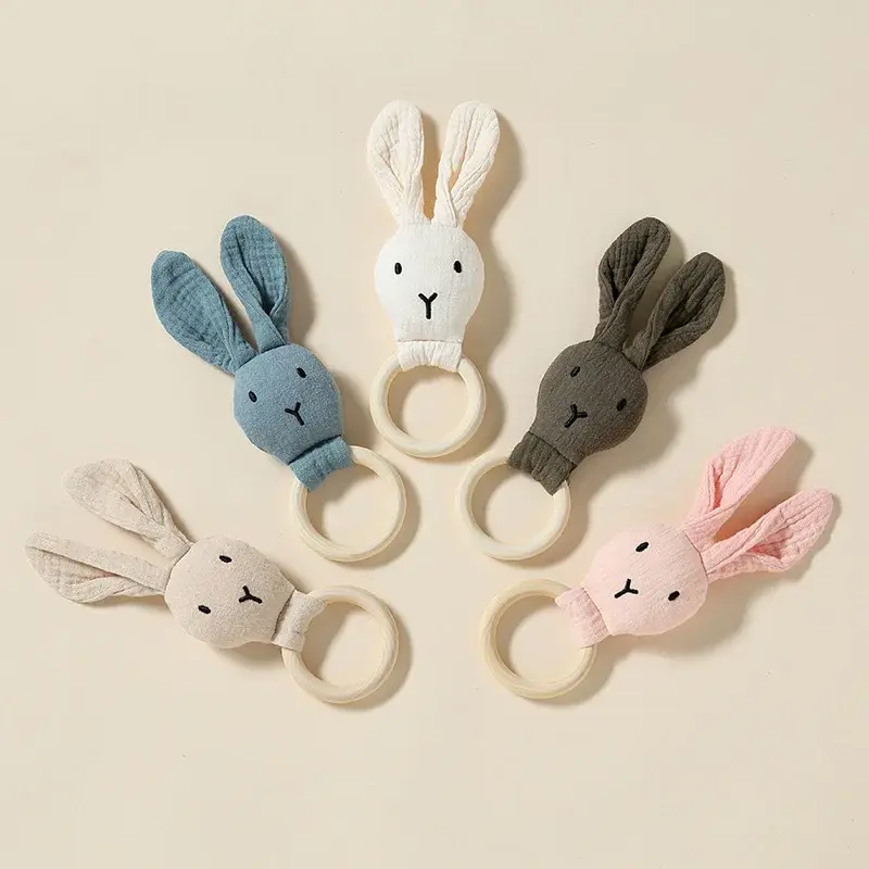 Newborn Baby Comfort Plush Toy Soft Sleeping Doll Chewable Biteable Nighttime Necessity Enterable Mouth Toy For Infants