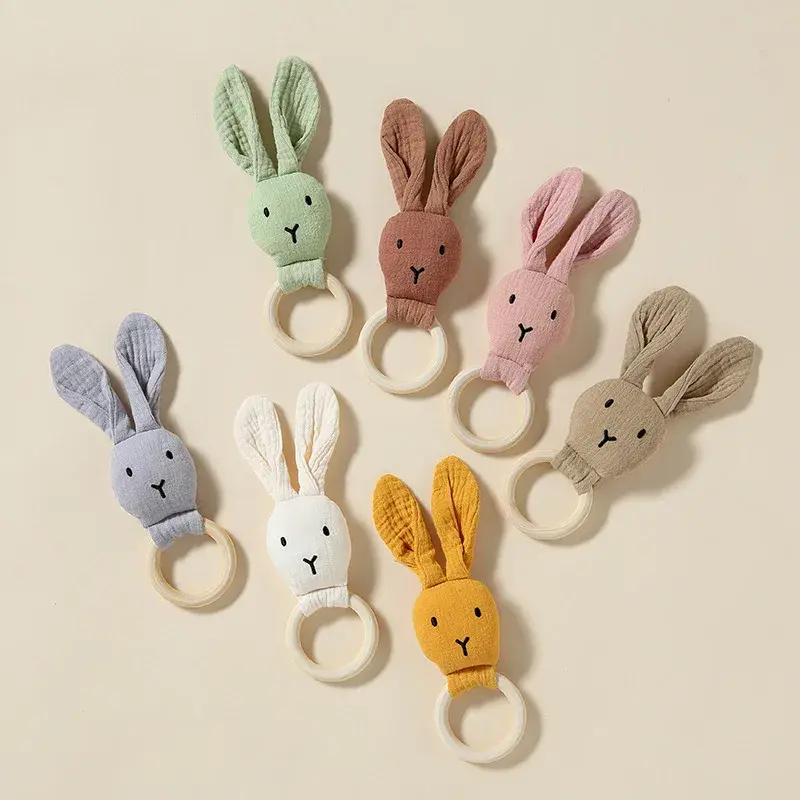 Newborn Baby Comfort Plush Toy Soft Sleeping Doll Chewable Biteable Nighttime Necessity Enterable Mouth Toy For Infants