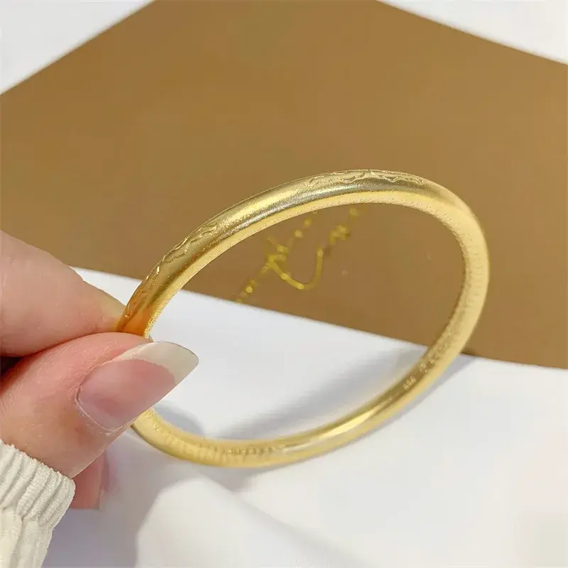 Xiangyun Inner Heart Sutra Ancient Method Passed Down Bracelet Vietnam Sand Gold Simulated Gold Engraved Jewelry Lasting Color B