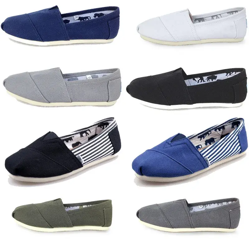 Spring Summer New Simple Hemp Shoes Hard Bottom Casual Shoes Slip-On Lazy Shoes One Step Slip-On Shoes From China Mainland