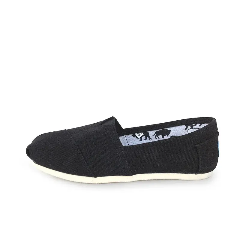 Spring Summer New Simple Hemp Shoes Hard Bottom Casual Shoes Slip-On Lazy Shoes One Step Slip-On Shoes From China Mainland