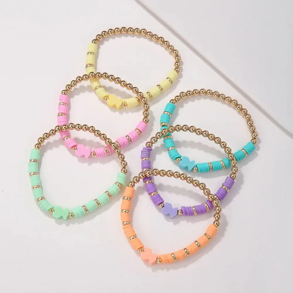 Colorful Clay Bear Bracelet Wholesale Punchy Latin American Style Jewelry Accessories European And American Cross-Border Amazon