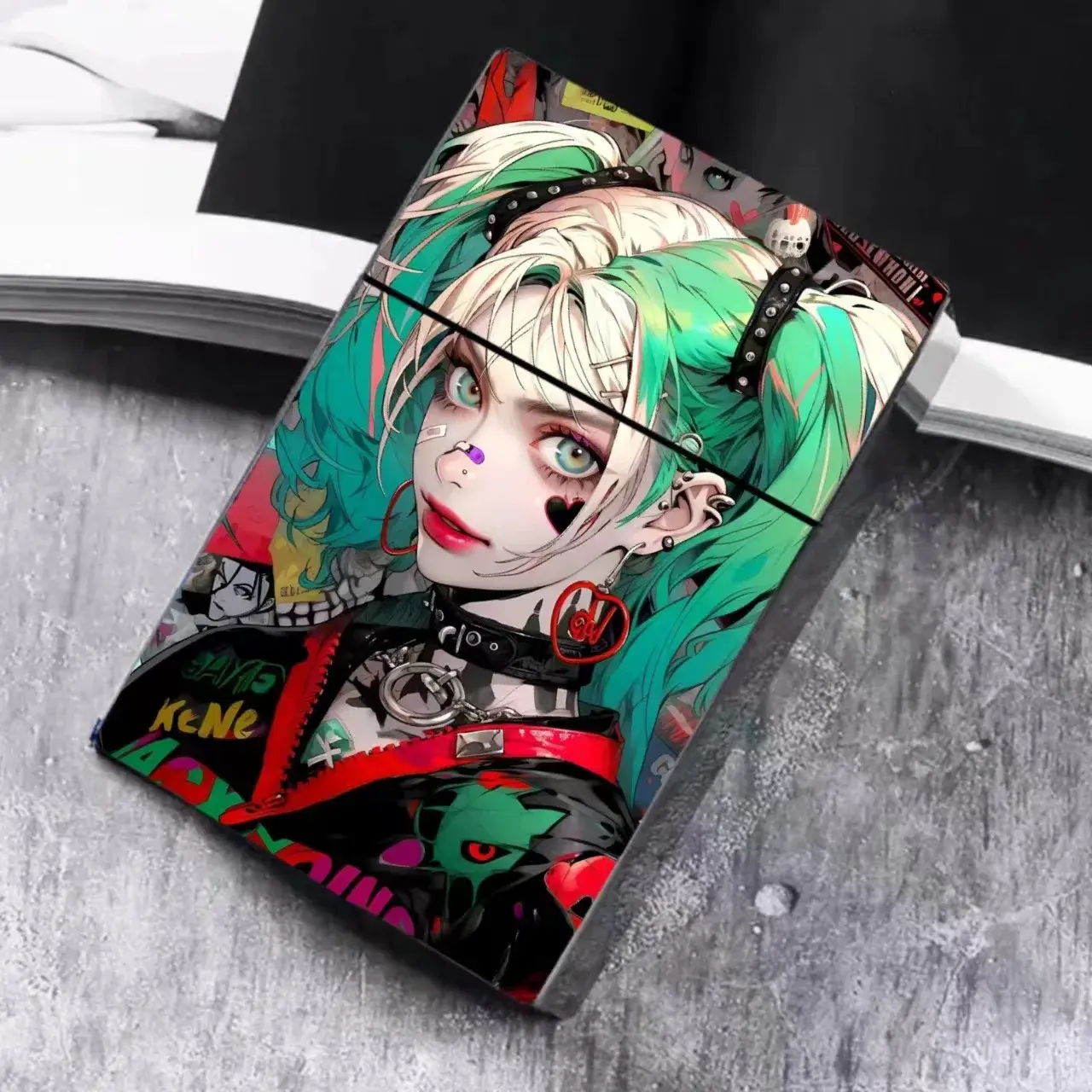 Cross-border Trade Clown Cigarette Box Automatic Press Open 20 Packages Thick Cigarette Box Creative Card Accessories
