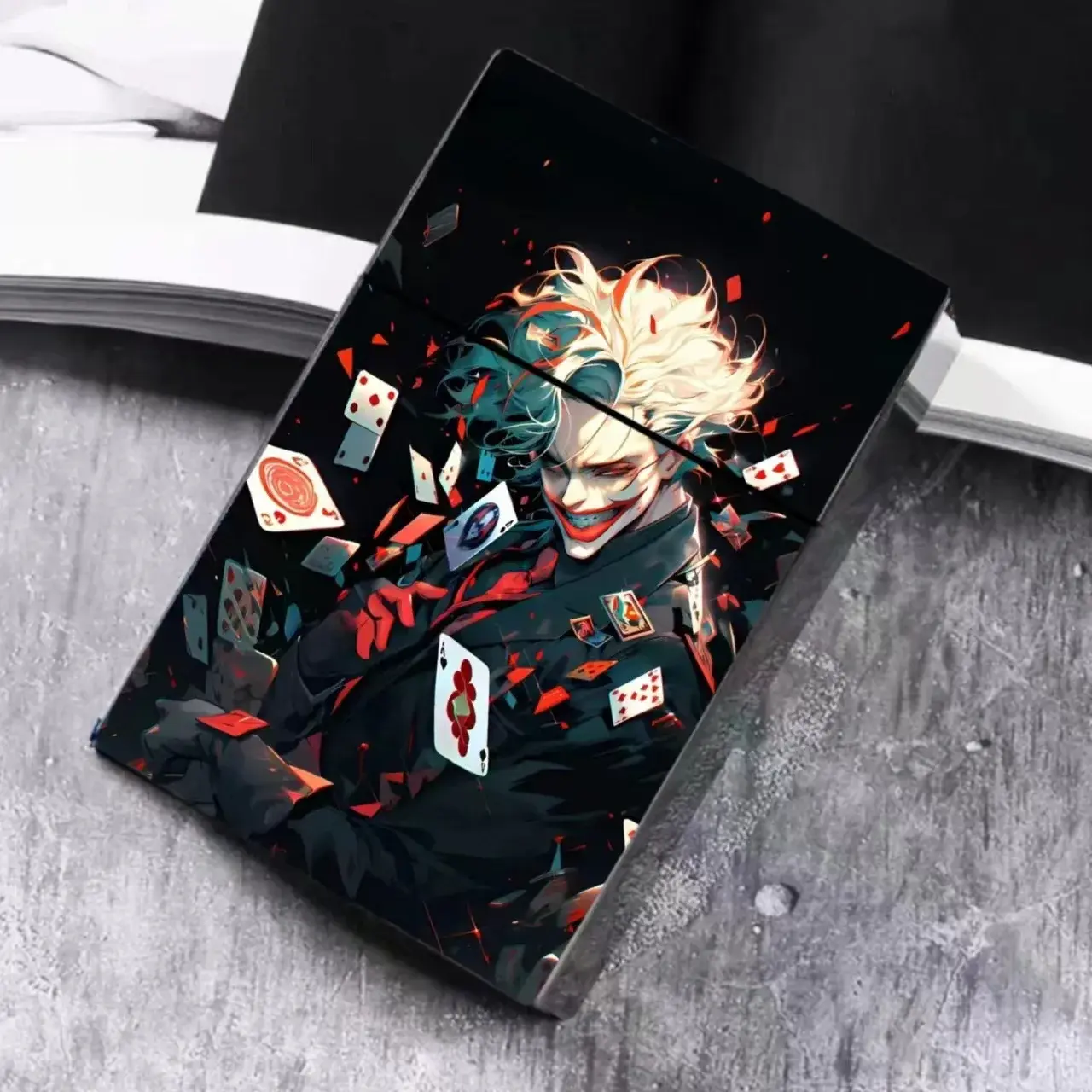 Cross-border Trade Clown Cigarette Box Automatic Press Open 20 Packages Thick Cigarette Box Creative Card Accessories