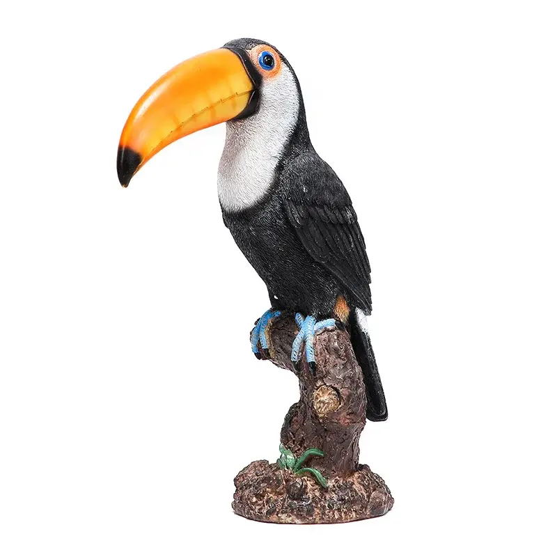Style Large-mouth Bird Decorative Figurine Simulation Animal Living Room TV Cabinet Home Decor Style Liquor Cabinet Decor
