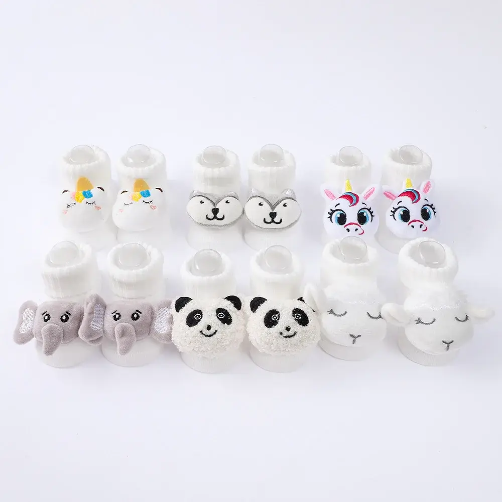 2023 Babyknit Children's Cartoon Animal Socks Newborn Essentials Cross-Border Amazon Premium Quality Knitted Socks For All Seaso