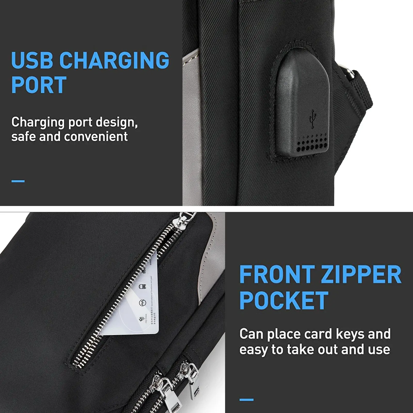 Trendy Multifunctional Men's Crossbody Bag Casual Fashion Single Shoulder Sling Bag Small Courier Bag Motorcycle Bag For Men