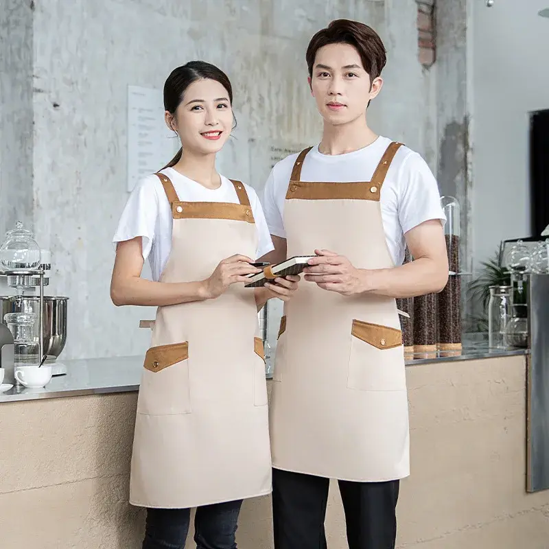 Korean Style Aprons For Women Oil Resistant Waterproof Perfect For Kitchen Supermarket Restaurant Home Use