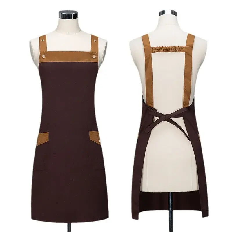 Korean Style Aprons For Women Oil Resistant Waterproof Perfect For Kitchen Supermarket Restaurant Home Use