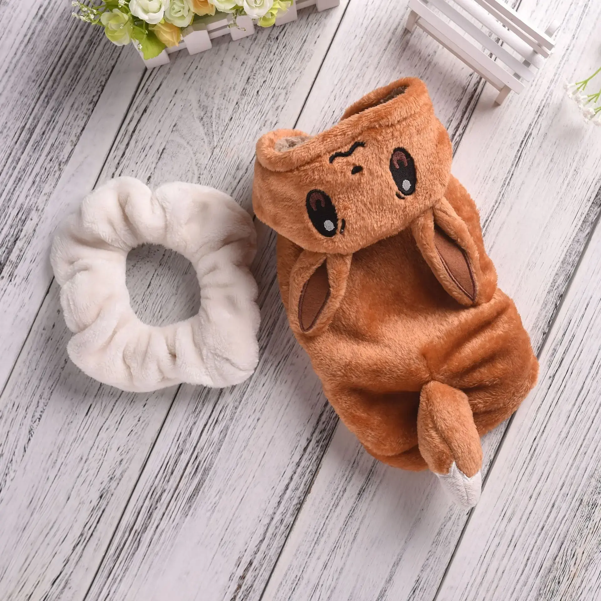 Warm Fleece Pet Coat Cotton Jacket Teddy Small Medium Dogs Cats Warm Autumn Winter Transformation Clothes Home Garden