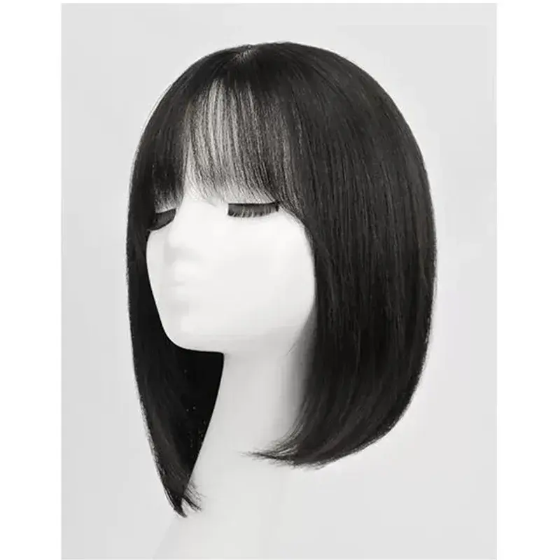 Full Head Wig Realistic Short And Long Styles Needle Tied Simulation Natural Hair Skin for Women Hair Replacement Systems