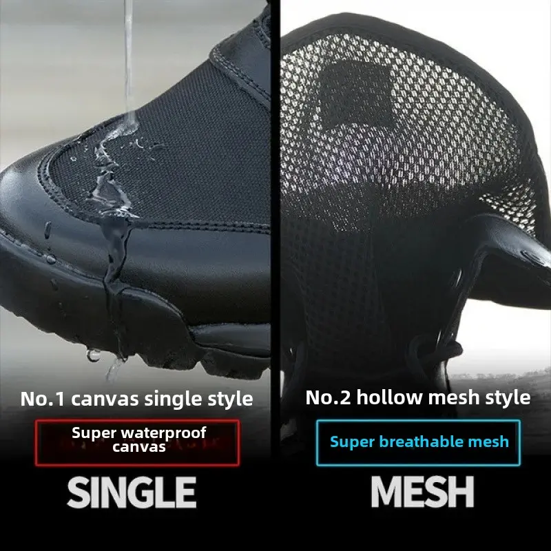 Lightweight Waterproof Mesh Security Boots For Men Breathable Sports Safety Shoes Ultra-light Training Shoes For Outdoor Activit
