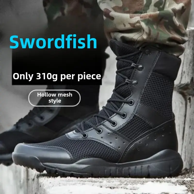 Lightweight Waterproof Mesh Security Boots For Men Breathable Sports Safety Shoes Ultra-light Training Shoes For Outdoor Activit