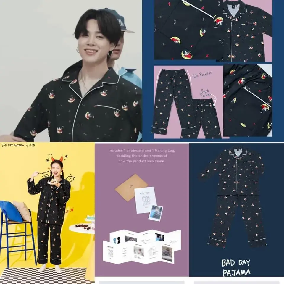 New Teenage Team Dolls Large Face Pajamas Zhongguo Suit Stocking Direct Delivery Pyjamas Sets Youth Sleepwear