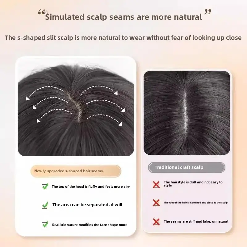 Fashionable Short Hair Wig Natural Style Full Head Cover Realistic Hair New Model Youthful Bob Cut Daily Wig Set for Women