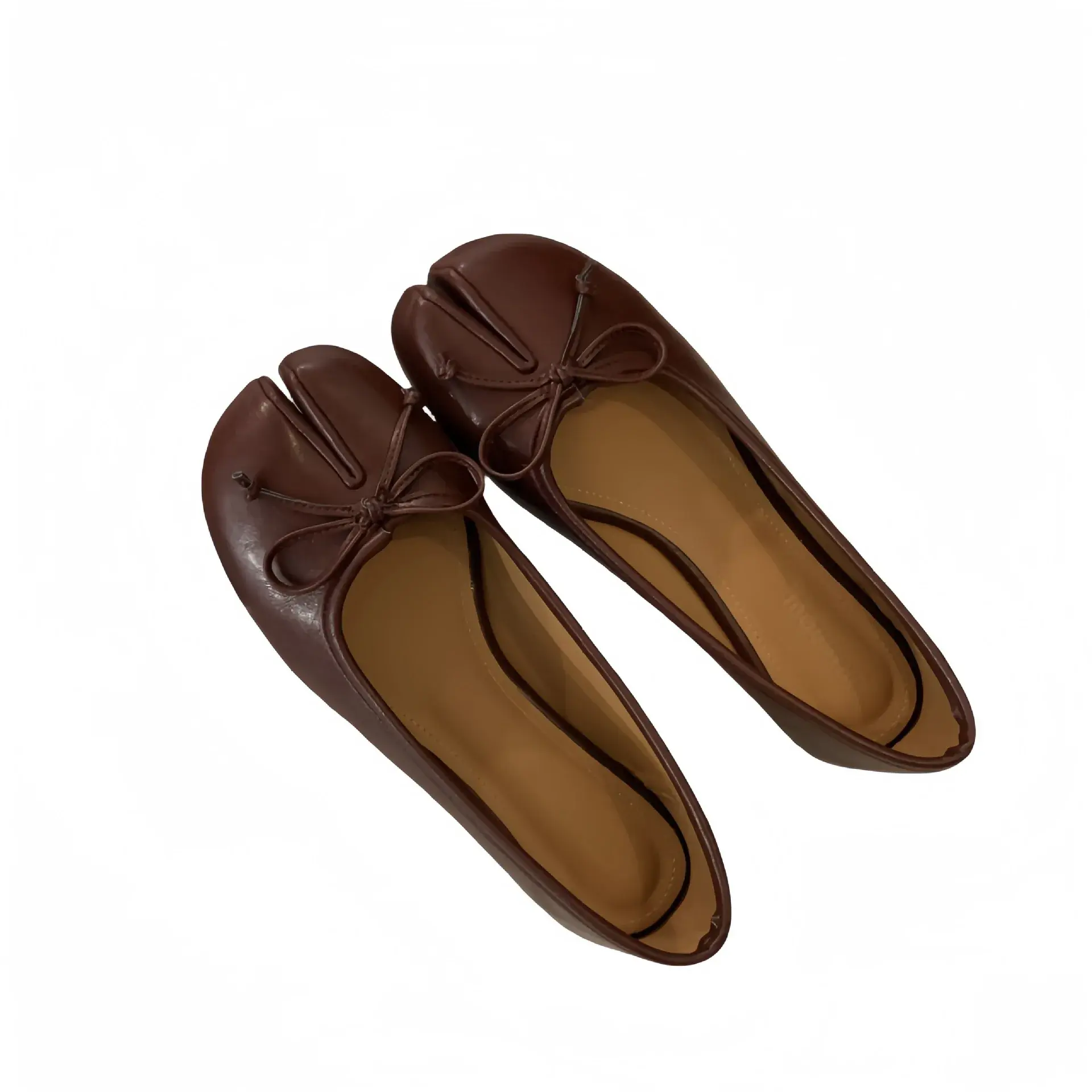 Niche Spring Autumn Narrow Heel Pig Hoof Shoes Women's Shoes 2024 New Season Horse Hoof Pig Foot Shoes Casual Adults Micro Fiber