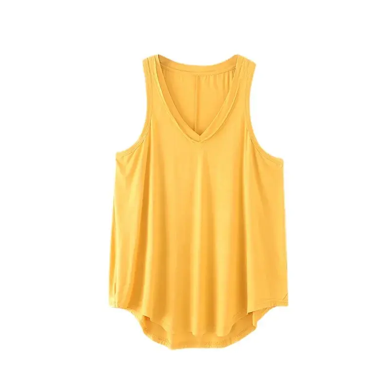 Loose plus Size Modal Women's Tank Top Base Shirt Spring Summer New Style Big Code Vest Female Strap Vest plus Size Tank Top