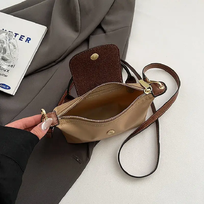 Mini Dumpling Coin Purse Unique Versatile Crossbody Bag Single Shoulder Bag Women's Style Handbag Wholesale Motorcycle Equipment