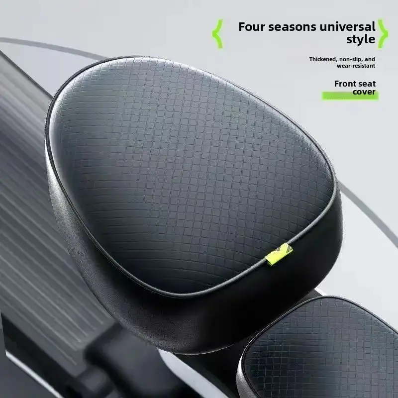 Thickened Waterproof Leather Motorcycle Seat Cushion Heat Insulation Four Seasons Universal Electric Car Seat Pad Rainproof