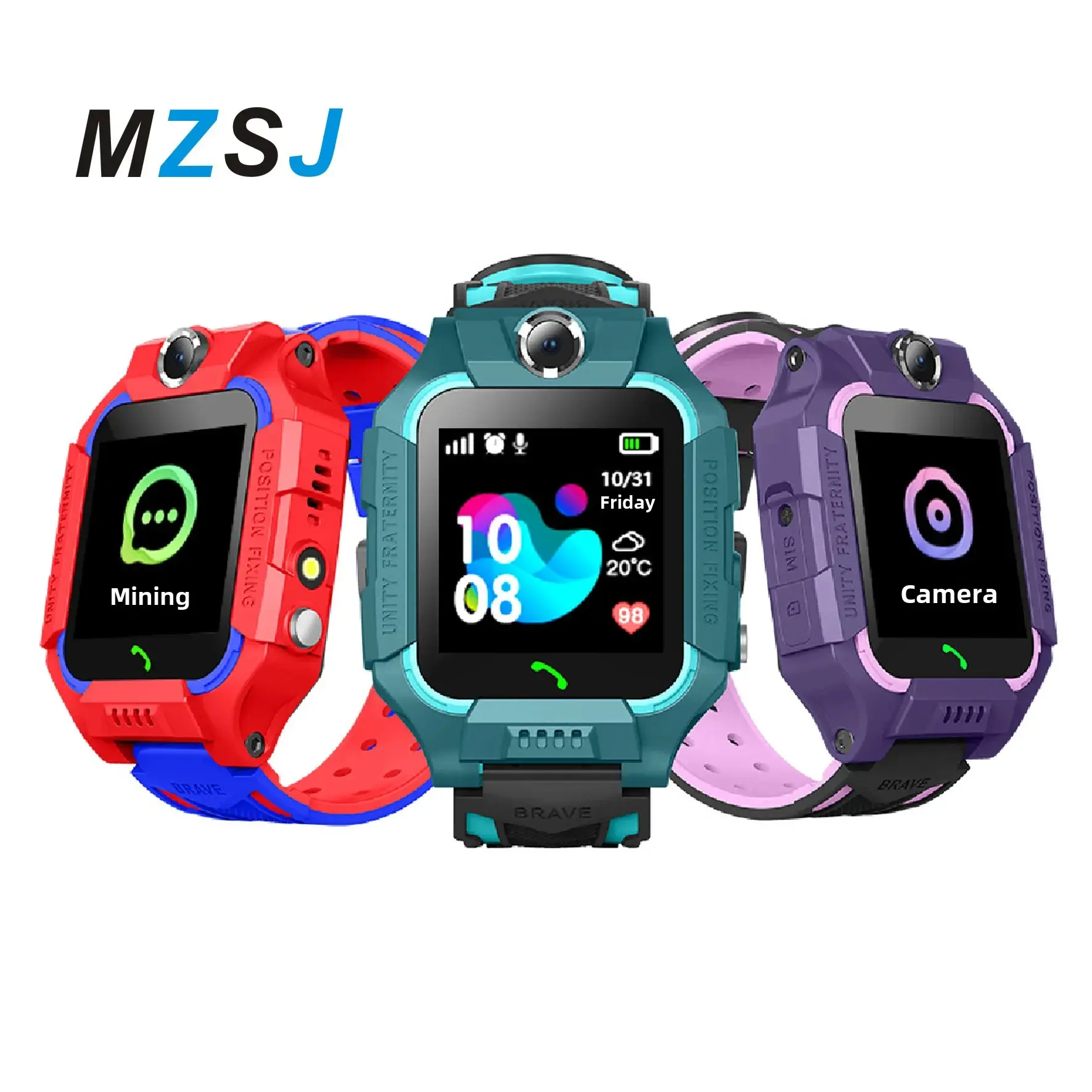 Multi-Language 4G Children's Smartwatch GPS Location Tracking Call Function Photography Video Call Intelligent Watch