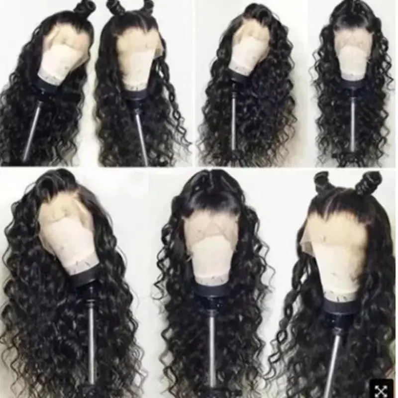 Women's High-temperature Resistant Silky Synthetic Long Curly Hair Wig Net African Small Curly Wig Cap