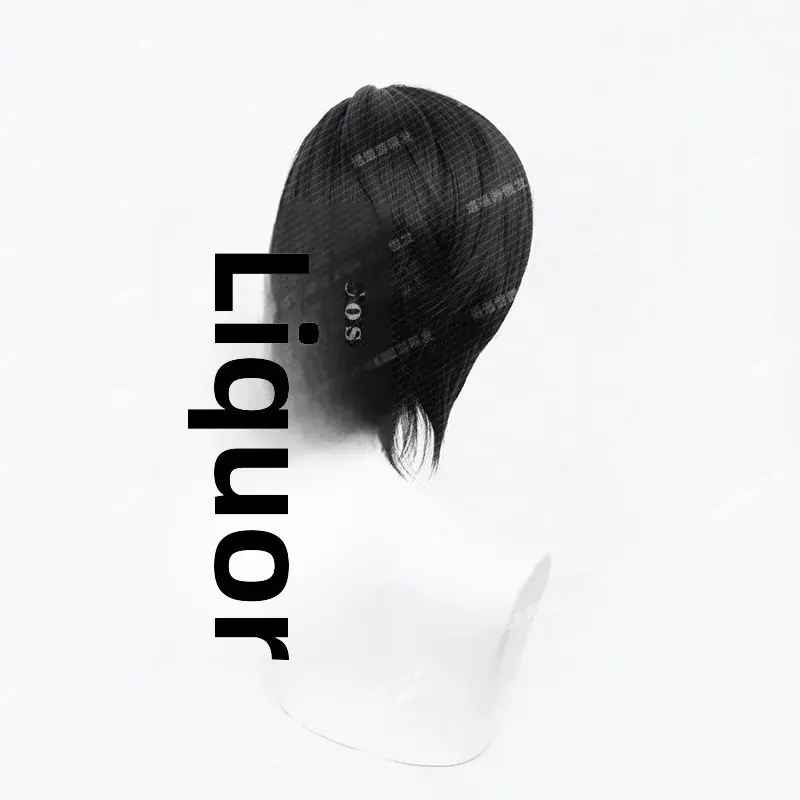 Ivan Cosplay Wig Stage Simulation Human Skin Top Alien Form Synthetic Hair Party Masquerade Event Halloween Wig for Men Women