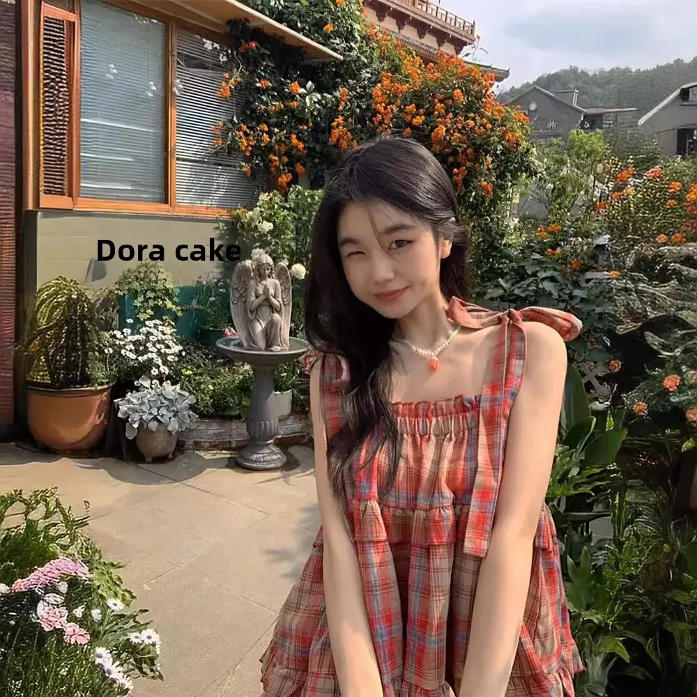 Elegantvest Cropped Tank Top Summer Sweet Spicy Girl MultiBAyron Wear Sleeveless Outerwear Polyester Fiber Square Neck Top