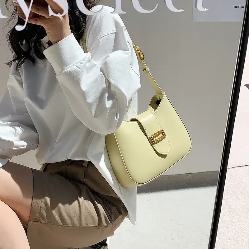 Fashionable Summer Women's Cross-Border Small Bag New Style 2024 Niche Bag With Single Shoulder Underarm Bag Motorcycle Equipmen