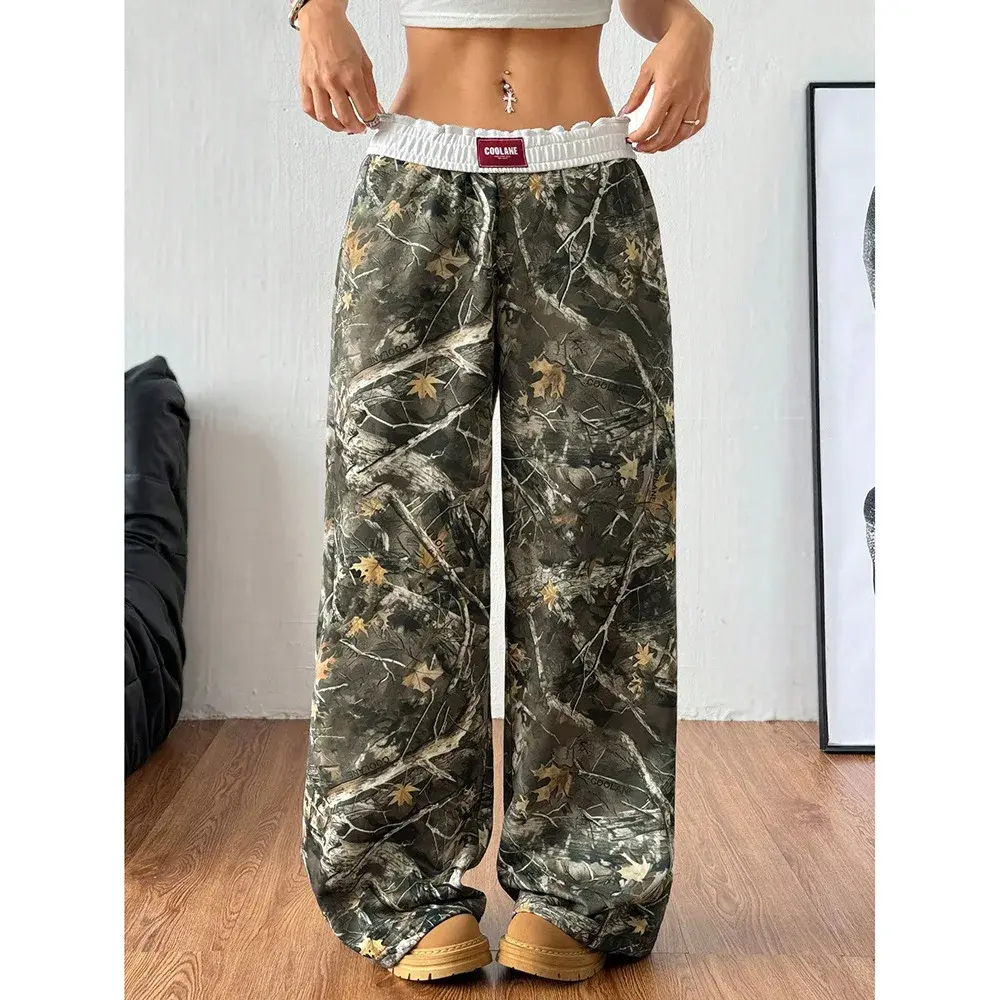 High Waist Casual Pants Long Loose Leggings Slimming Floor-Length Women's Fashion Spring Autumn New Style Hot Girl Trousers