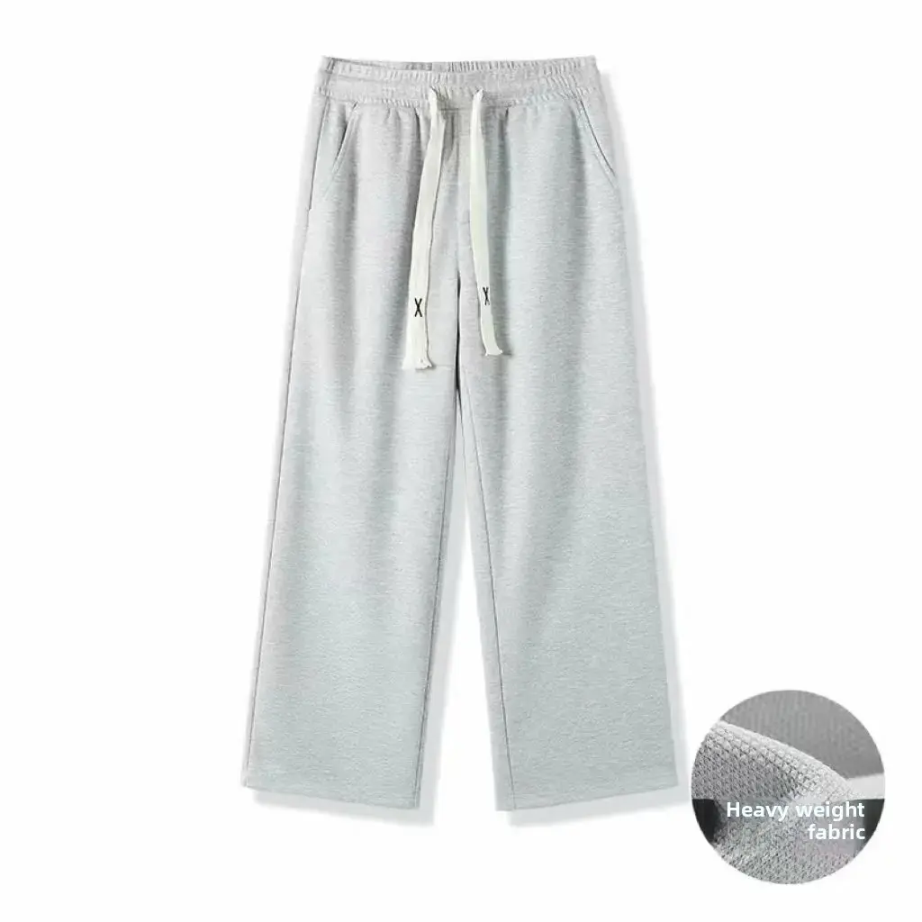 High Waist Draped Wide Leg Pants Women's Thin Spring Autumn Loose Straight Casual Trousers Small Size Slimming Floor Length