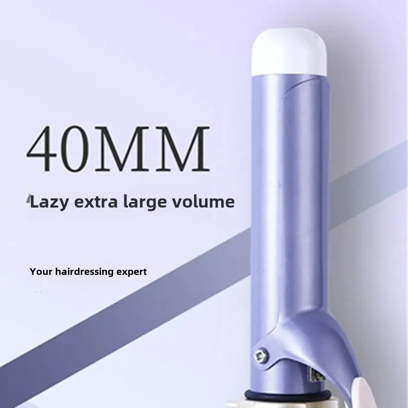 Large Size Egg Roll Curling Iron 40mm Big Wave Hair Styling Tool Salon Accessories Hair Extension And Wig Attachment