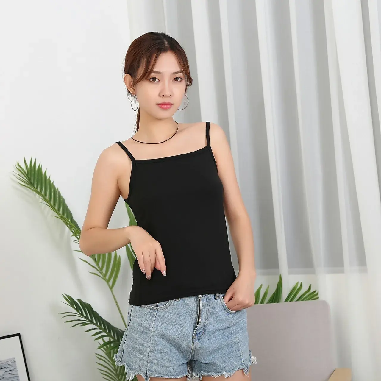 White Women's Summer Inner Base Layer Tank Top Sport Sleeveless Outer Wear Trendy Manufacturer Direct Small Tank Vest