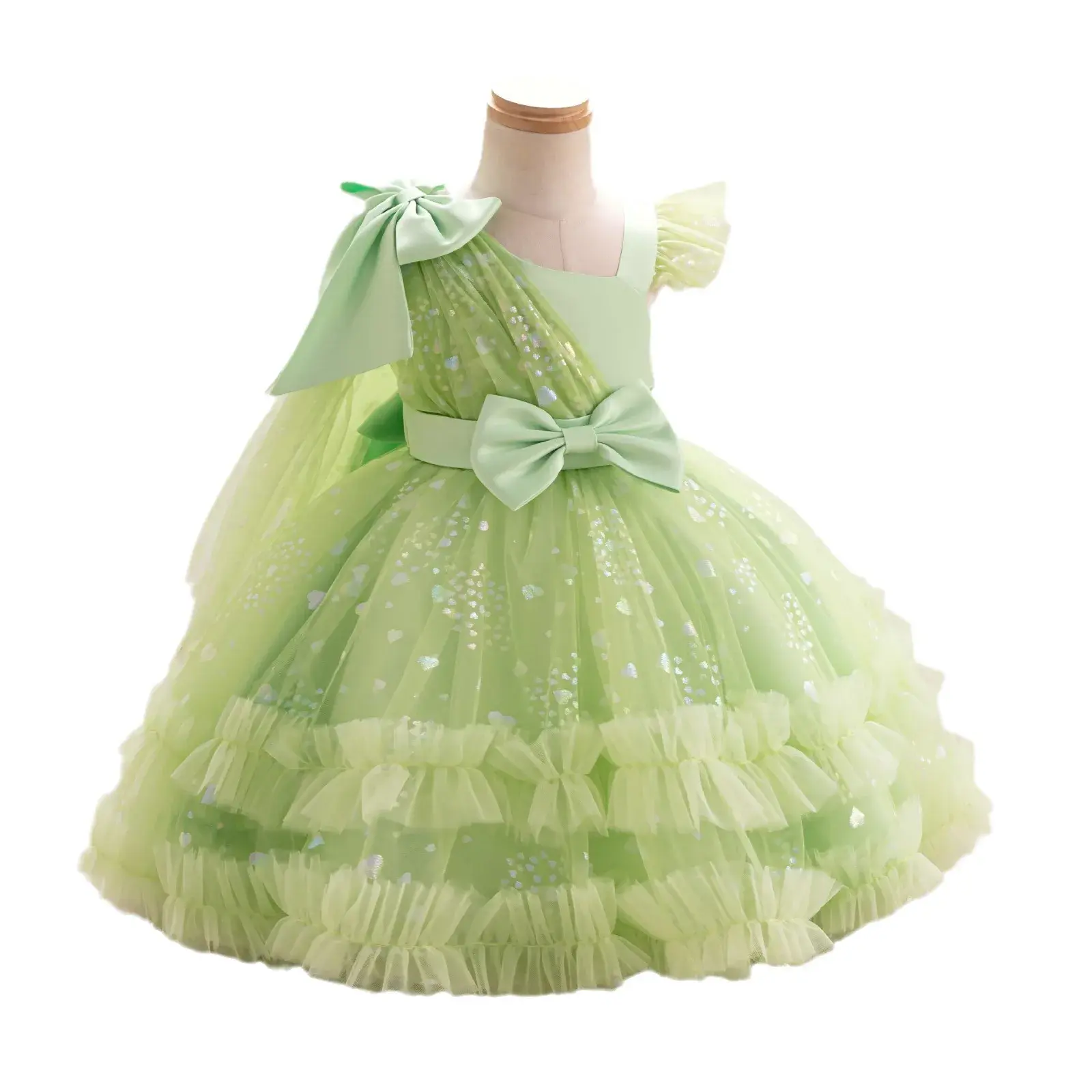 Princess Dress For Girls Niche Design Sensibility Dress Performance Outfit For Children's Day Hostess Costume Casual Wear